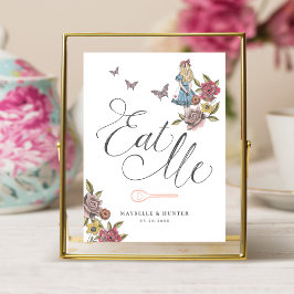 Eet me |  Alice in Wonderland Tea Party Poster