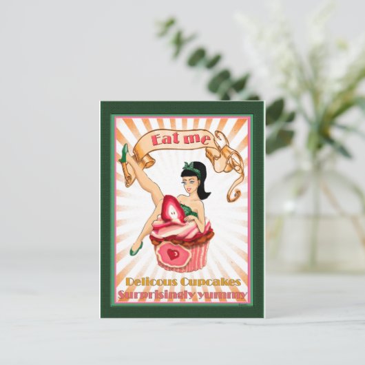 Eet me briefkaart (Staand voorkant)