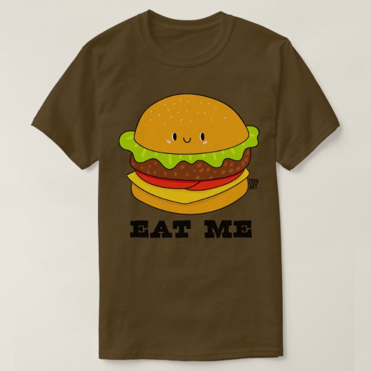 EET ME BURGER T-SHIRT (Design voorkant)