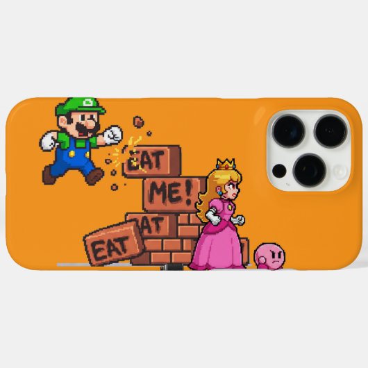 Eet me Case-Mate iPhone case (Achterkant (horizontaal))