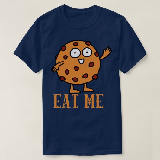 Eet me koekjesliefhebbers t-shirt (Design voorkant)