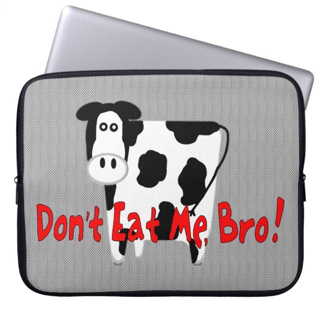 Eet me niet, Bro! Laptop Sleeve (Voorkant)