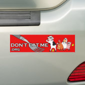 EET ME NIET!™ BUMPERSTICKER (Op auto)