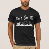 Eet me niet (Donker) T-shirt (Voorkant)