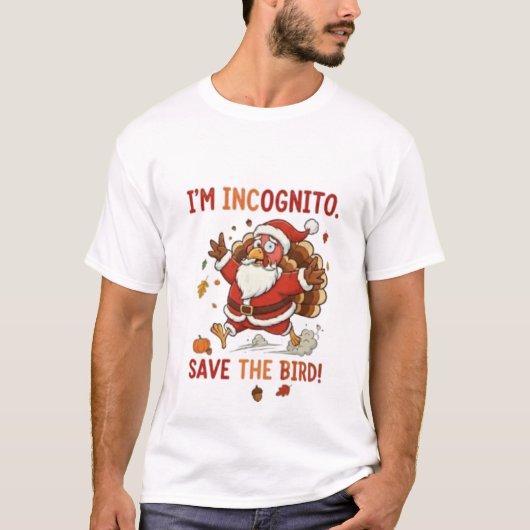 eet me niet, ik ben kerstman t-shirt (Voorkant)