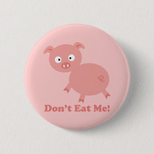 Eet me niet ronde button 5,7 cm