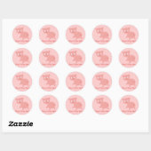 Eet me niet ronde sticker (Vel)