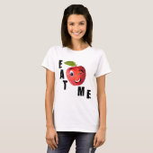 Eet me op, zegt een appel! T-Shirt (Voorkant volledig)