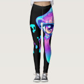 Eet me paddenstoel en reis Leggings (Voorkant)