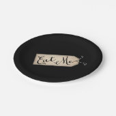 Eet me papieren bordje (Gekanteld)