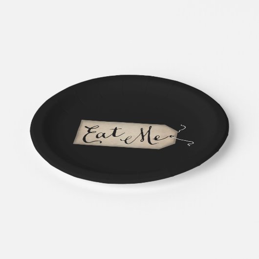 Eet me papieren bordje (Gekanteld)