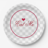 Eet me papieren bordje (Voorkant)