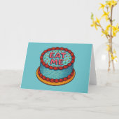 Eet me taart kaart (Gele Bloem)