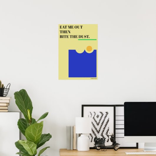 Eet me uit. poster (Thuiskantoor)