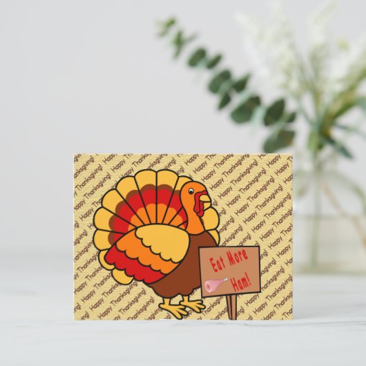 Eet meer Briefkaart (Staand voorkant)