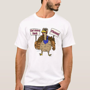 Eet meer eend - pratend Turkije T-shirt