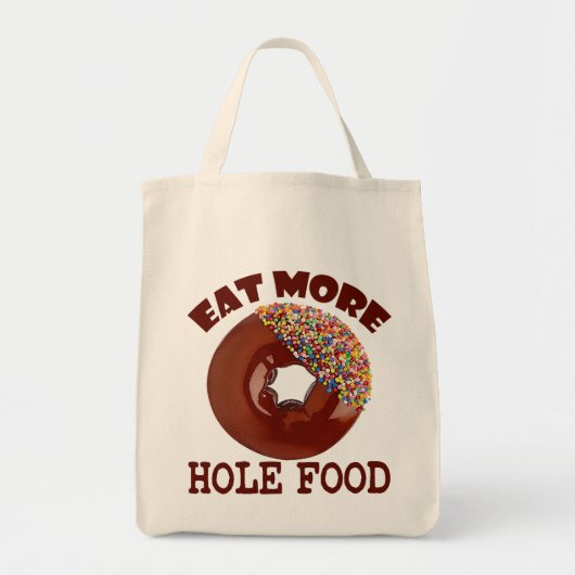 Eet meer eenhoevelvoedsel tote bag (Voorkant)