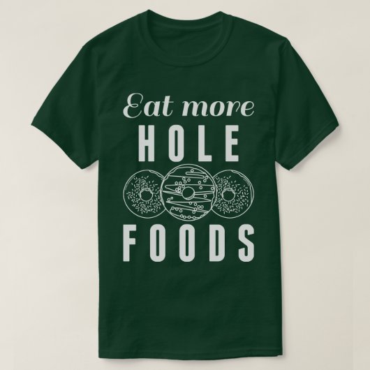 Eet meer eenzame levensmiddelen t-shirt (Design voorkant)