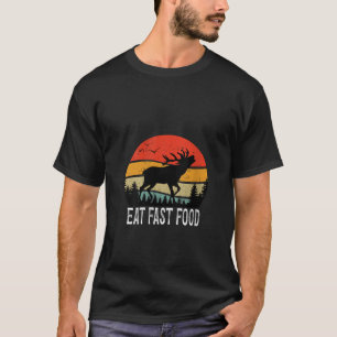 Eet meer Fast Food Wildlife Trip Retro Dee T-shirt
