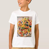 Eet meer fruit koekjes pizza t-shirt (Voorkant)