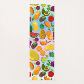 Eet meer fruit | motivatie gezond voedsel yogamat (Achterkant)