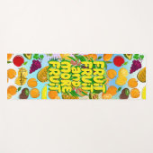 Eet meer fruit | motivatie gezond voedsel yogamat (Voorkant (horizontaal))