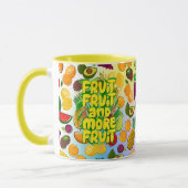 Eet meer fruit | motivatie gezonde levensmiddelen  mok (Links)