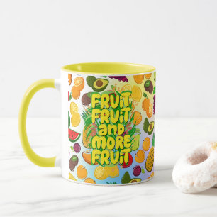 Eet meer fruit motivatie gezonde levensmiddelen mok