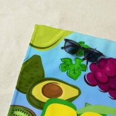 Eet meer fruit | motivatie gezonde levensmiddelen  strandlaken (In situ)