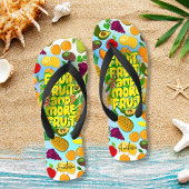 Eet meer fruit | motivatie gezonde levensmiddelen  teenslippers