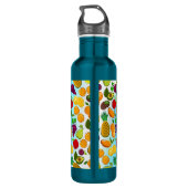 Eet meer fruit | motivatie gezonde levensmiddelen  waterfles  (Achterkant)