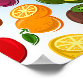 Eet meer fruit | Veganistische en op Plant gebasee Poster (Hoek)