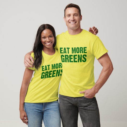 Eet meer groenen t-shirt (Unisex)