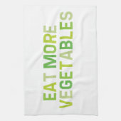 Eet meer groenten Thea Towel Theedoek (Verticaal)