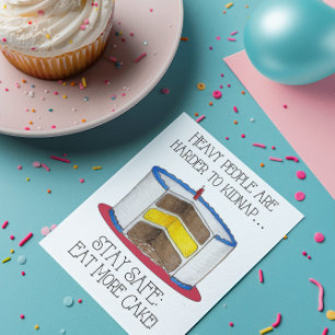 Eet meer Inspirerend Briefkaart