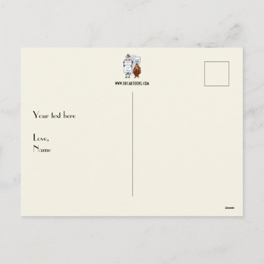 Eet meer kip Thanksgiving vakantie Kaart (Achterkant)