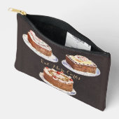 Eet Meer Koolhydraten Vintage Cake Illustratie Etui (Open)