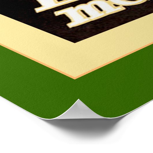 Eet meer melk ~  Adverteren Poster (Hoek)