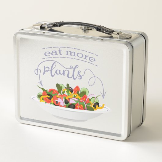 Eet meer planten frisse salade motivatie beletteri (Achterkant)