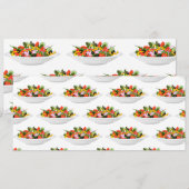 Eet meer planten frisse salade motivatie beletteri (Voorkant / Achterkant)