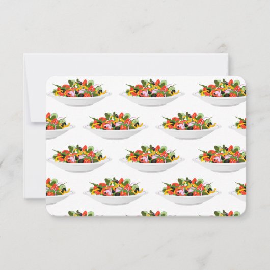 Eet meer planten frisse salade motivatie beletteri (Voorkant)