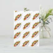 Eet meer planten frisse salade motivatie beletteri aankondiging (Staand voorkant)