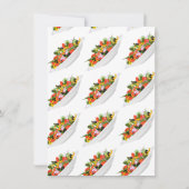 Eet meer planten frisse salade motivatie beletteri aankondiging (Achterkant)