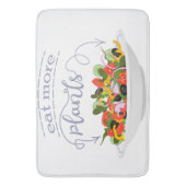 Eet meer planten frisse salade motivatie beletteri badmat (Voorkant Verticaal)