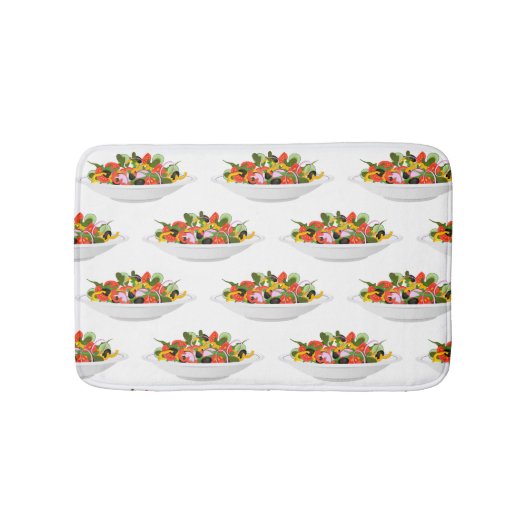 Eet meer planten frisse salade motivatie beletteri badmat (Voorkant)