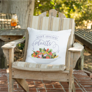 Eet meer planten frisse salade motivatie beletteri buitenkussen