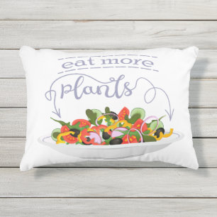 Eet meer planten frisse salade motivatie beletteri buitenkussen