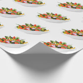 Eet meer planten frisse salade motivatie beletteri cadeaupapier (Hoek)