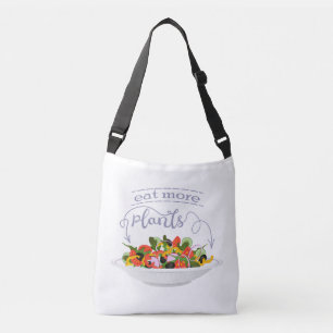 Eet meer planten frisse salade motivatie beletteri crossbody tas