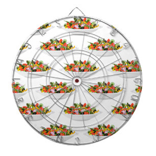 Eet meer planten frisse salade motivatie beletteri dartbord